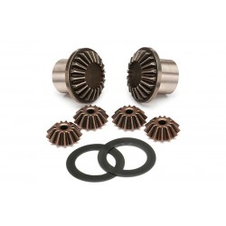 Traxxas Gear set, differential (output gears (2)/ spider gears (4)/ 16x23.5x.5mm TW (2))