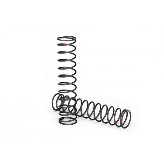 Traxxas Springs, shock (natural finish) (GTX) (1.538 rate, red stripe) (2)