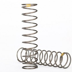 Traxxas Springs, shock (natural finish) (GTS) (0.22 rate, yellow stripe) (2)
