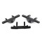 Traxxas Bumper mounts, front & rear/ bumper mount, rear (offset)