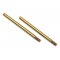 Traxxas Shock shaft, 3x47mm (GTS) (titanium nitride-coated) (2)