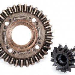 Traxxas Ring gear, differential/pinion gear (front)