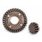 Traxxas Ring gear, differential/ pinion gear, differential (rear)
