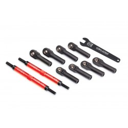 Traxxas Toe links, E-Revo VXL - Red