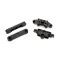 Traxxas Mount, tie bar, front (1)/rear(1)/suspension pin retainer (2)