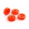 Traxxas Wheel washers, orange (4)