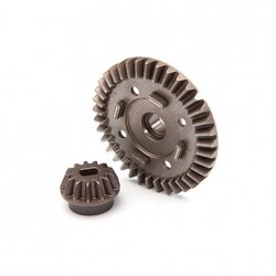 Traxxas Ring gear, differential/ pinion gear, differential (rear)