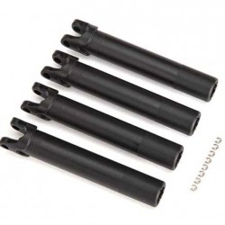 Traxxas Half shafts, outer (extended, front or rear) (4)/ e-clips (8)