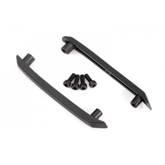 Traxxas Skid plate, roof (body) (black) (left & right)/ 3x8mm CS (4)