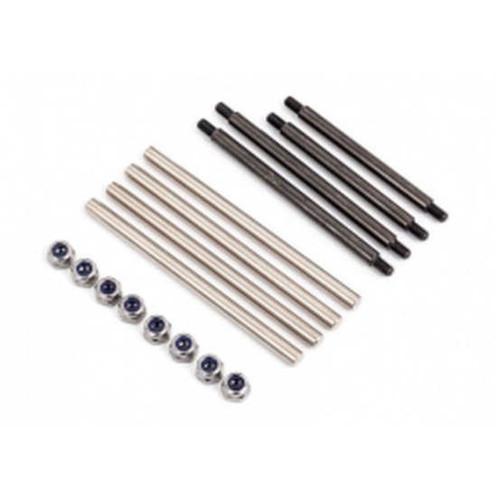 Traxxas Suspension pin set, extreme heavy duty, complete (front and rear) (hardened steel)