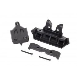 Traxxas Bumper, front/ skidplate, front/ tie bar mount, front