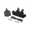 Traxxas Bumper, front/ skidplate, front/ tie bar mount, front