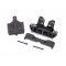 Traxxas Bumper, rear/ skidplate, rear/ tie bar mount, rear