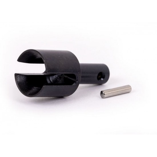Traxxas Differential output cup, center (hardened steel)/ 2.5x12mm pin