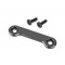 Traxxas Wing washer, 6061-T6 aluminum (dark-titanium anodized) (1)/ 4x12mm FCS (2)