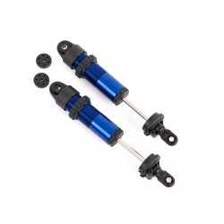 Traxxas  Shocks, GT-Maxx, long, aluminum (blue-anodized)