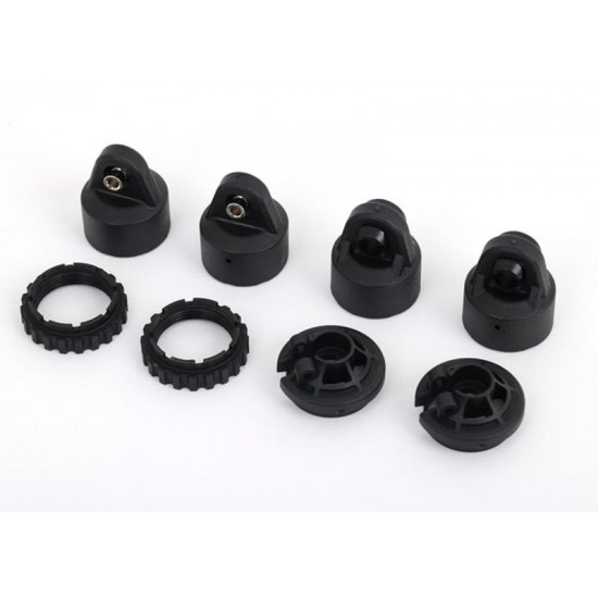 Traxxas Shock caps, GT-Maxx shocks (2)/ spring perch/ adjusters (2)