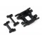Traxxas Skidplate, center/ bumper mount, front/ bumper mount, rear