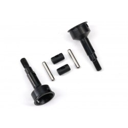 Traxxas TRX-4M Stub axle, front (2)/ cross pins (2)/ drive pins (4)