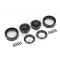 Traxxas TRX-4M Wheels, 1.0", Method Race Wheels 105 Beadlock (black, beadlock) (2 platišči)