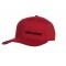 Traxxas Logo Flexfit Curve Bill Hat Red/Black