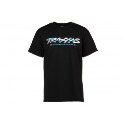 Traxxas Black T-Shirt with Sliced logo