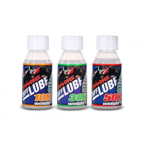 Traxxas Set Silikonskih olj za diferenciale (50ml vsakega: 10K, 30K, 50K)
