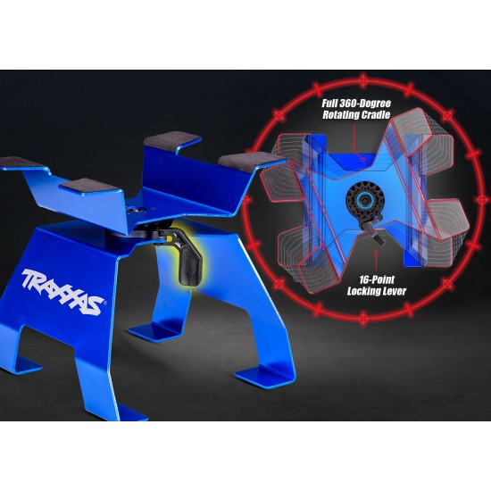 Traxxas Vrtljivo Stojalo za X-trucks - moder