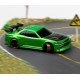 Turbo Racing 1/76 C64 Drift RC Car RTR - metalic green