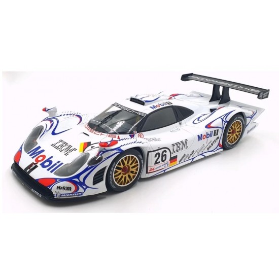 Werk 1/12 911 GT1-98 3.2L Turbo Team Porsche AG Mobil-1 N#25 2nd 24h LE MANS 1998