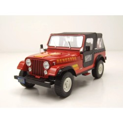 WB 1/24 Jeep CJ-7 Renegade 1980 red black