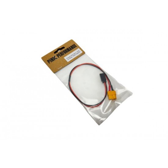Pink Performance Charge Cable - XT60 to Futaba, 30cm